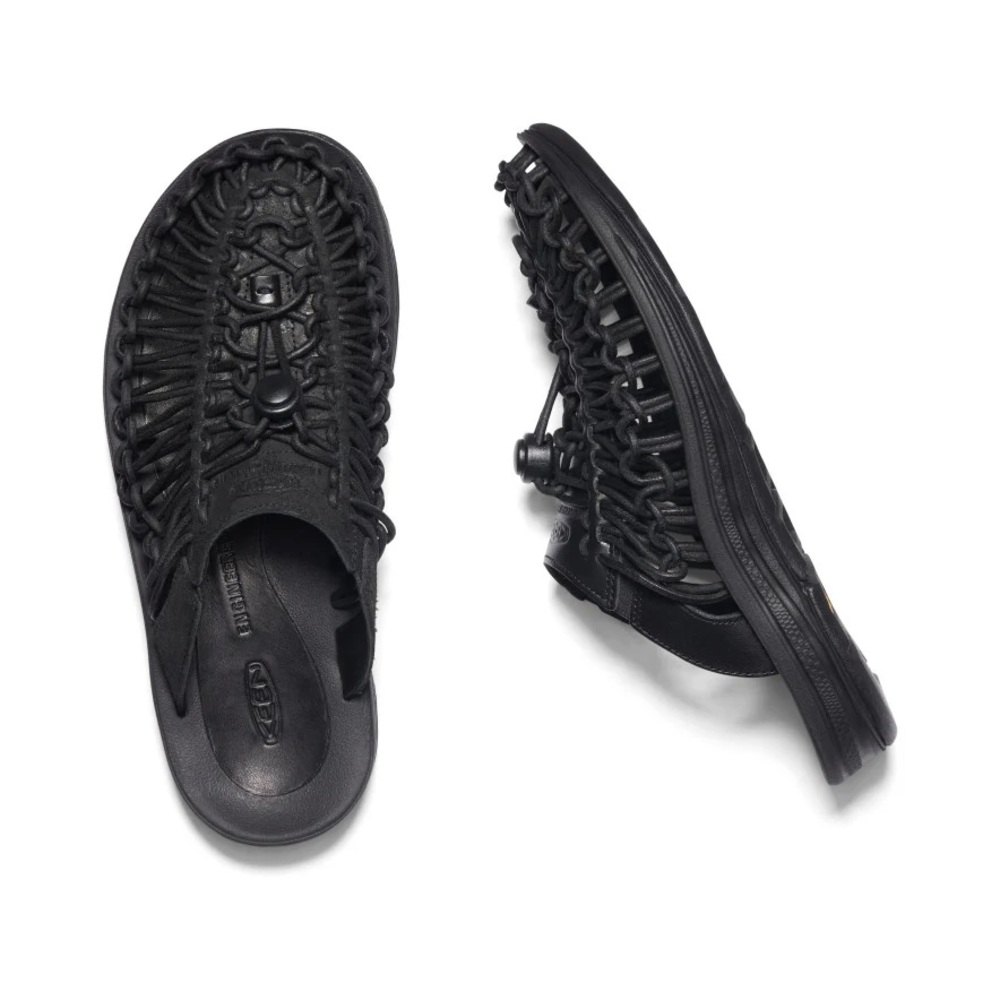 💙💙💙 Keen  UNEEK Premium Leather Black Slide size 8 💙💙💙 - Picture 2 of 7